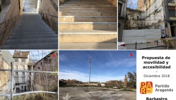 El PAR de Barbastro-Somontano celebra el impulso a su proyecto de movilidad en torno al parking de La Merced y reivindica más eficacia del ayuntamiento