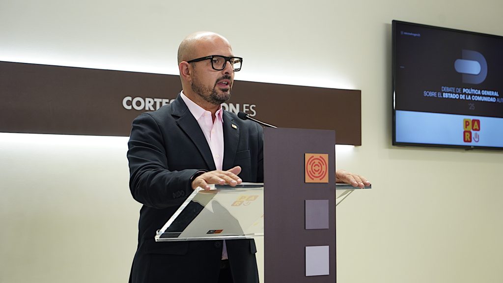 Izquierdo destaca los proyectos anunciados por Azcón que responden al pacto de investidura PP-PAR, pero lamenta la falta de aragonesismo en su discurso